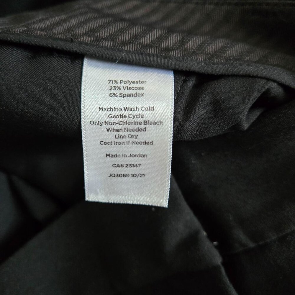 Talbots Black Hampshire Ankle Pant, Size 14 - Picture 3 of 5